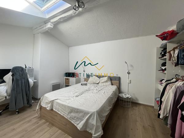 Maison T2 meublée avec climatisation et extérieur dans le centre ville de MARMANDE (47)