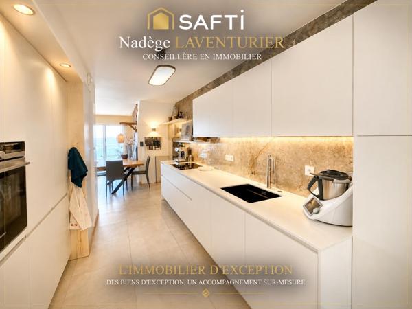 Duplex T5 d’exception en dernier étage