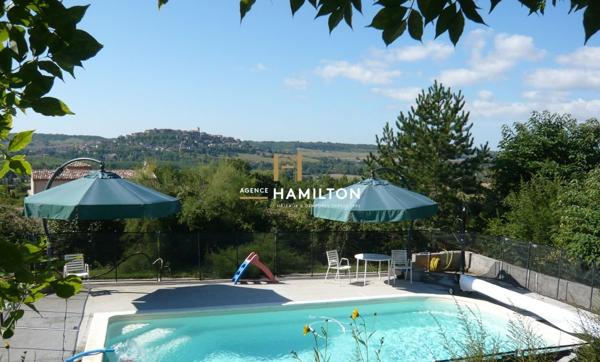 Villa de caractère avec piscine et vue exceptionnelle sur Cordes-sur-Ciel Cordes sur ciel