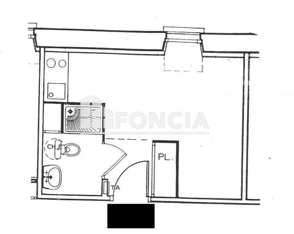 À vendre Studio 16.85 m² - Grenoble 38000