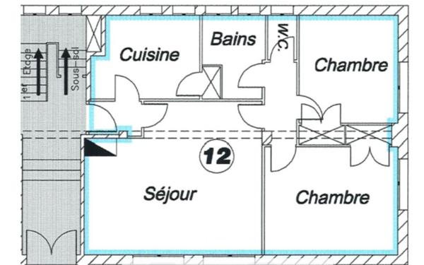 Appartement à vendre    3 pièces • 87,47 m2 Bizanos