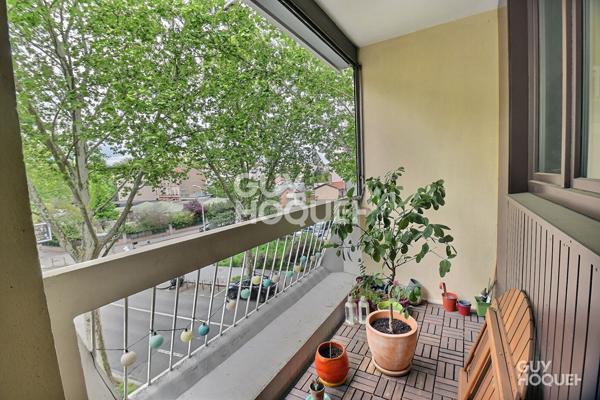 (Visite virtuelle) Appartement  T3 de 68 m² avec garage et cave, proche de la Part Dieu (69003)
