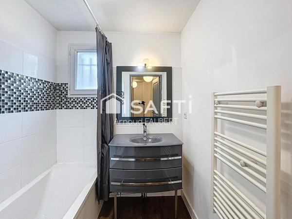 Appartement T3 60m2 avec terrasse et jardin
