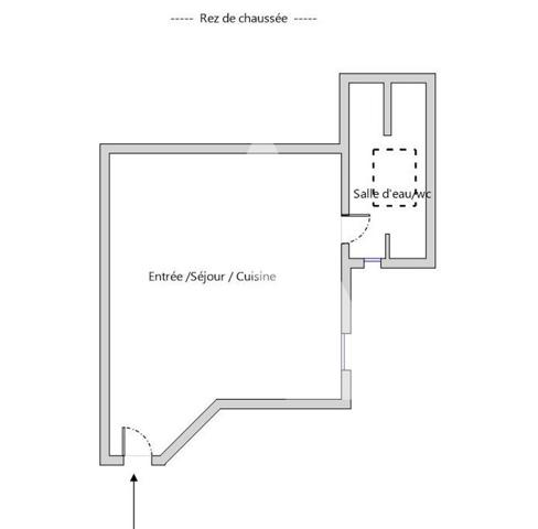 Appartement 1 pièce 27.42 m2