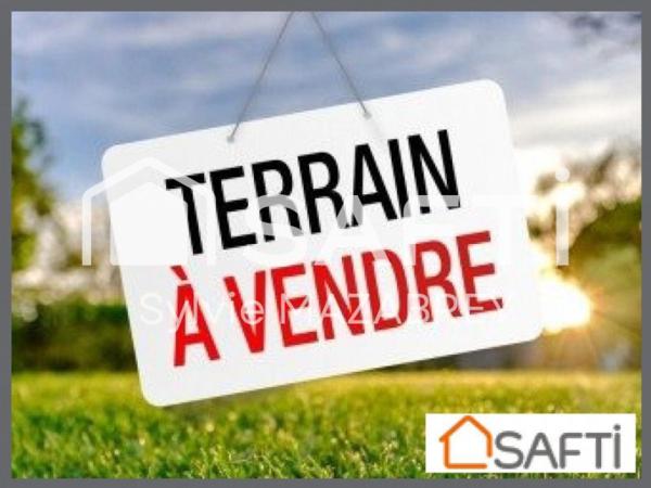 Terrain constructible 784m²