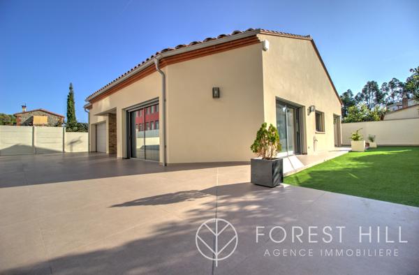 Céret (66400) Maison d’exception 4 faces plain-pied proche centre-ville