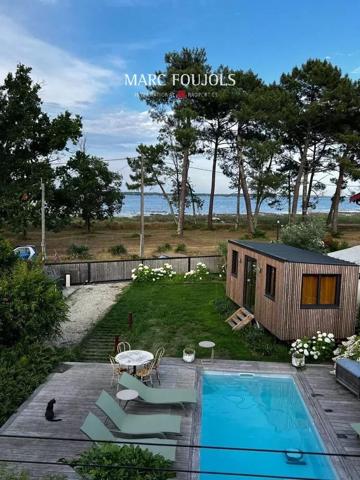 Lège-Cap-Ferret – Villa et dependance 4 chambres – vue Bassin avec piscine