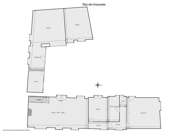 Maison avec fort potentiel -3/4 chambres possibles  –  Secteur calme - proche  Dreux  – Terrain 1 355 m² 