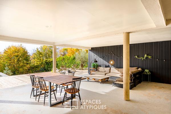 L’Esprit Corbusier avec vue panoramique sur la Seine