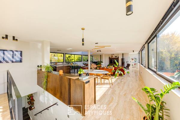 L’Esprit Corbusier avec vue panoramique sur la Seine