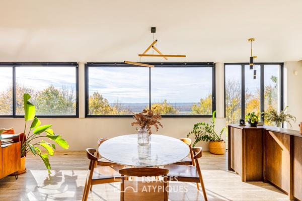 L’Esprit Corbusier avec vue panoramique sur la Seine