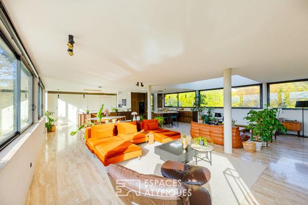 L’Esprit Corbusier avec vue panoramique sur la Seine