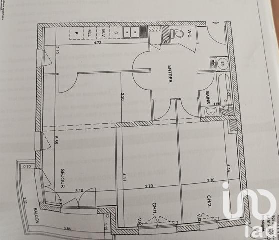 Appartement à vendre 3 pièces 68 m² Le Havre