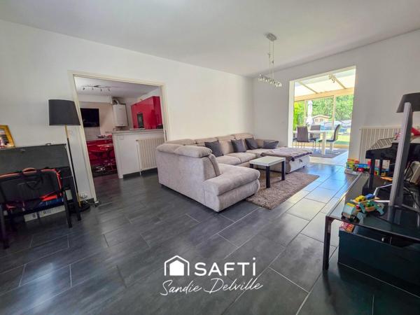 Pavillon 136m²- 4chambres- bureau- 556m² parcelle