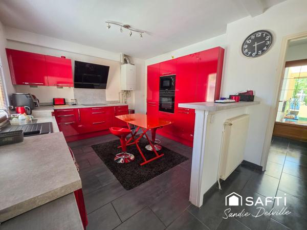 Pavillon 136m²- 4chambres- bureau- 556m² parcelle