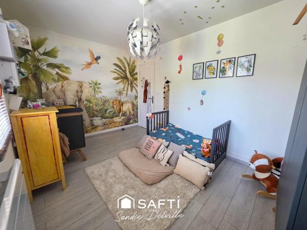 Pavillon 136m²- 4chambres- bureau- 556m² parcelle