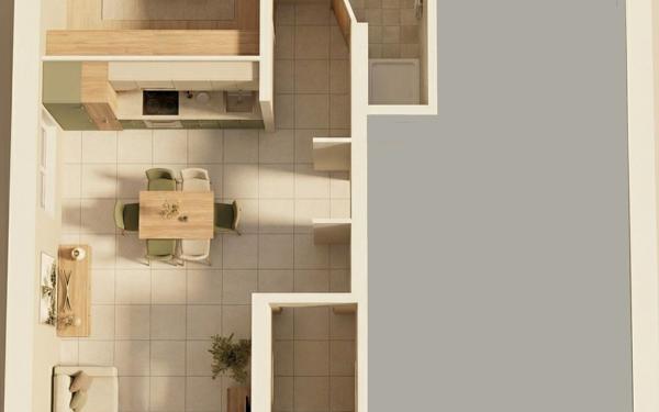 Appartement à vendre    2 pièces •  Albi