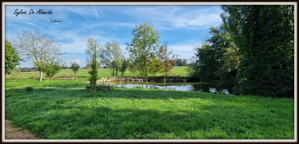 Propriété à vendre PONT DE VEYLE (01) 16,5 Ha, vue, maison 145 m², ferme à rénover 170 m², pigeonnier, hangar, équestre