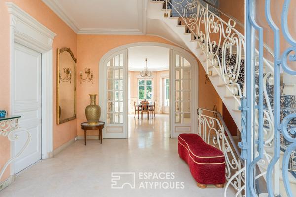 Prestigieuse propriété, chargée d’histoire (style Napoléon III) au coeur du Vésinet Sud