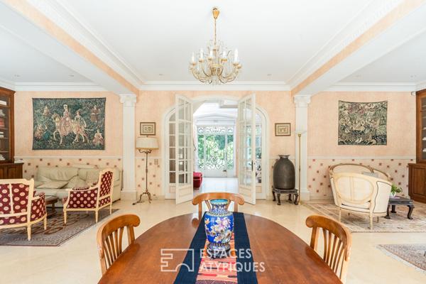 Prestigieuse propriété, chargée d’histoire (style Napoléon III) au coeur du Vésinet Sud