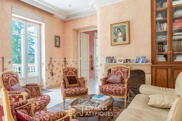 Prestigieuse propriété, chargée d’histoire (style Napoléon III) au coeur du Vésinet Sud