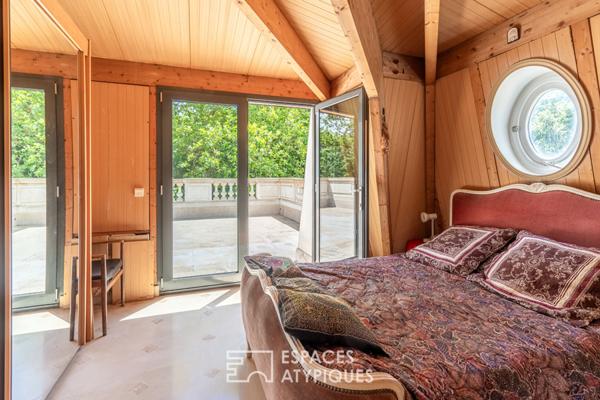 Prestigieuse propriété, chargée d’histoire (style Napoléon III) au coeur du Vésinet Sud