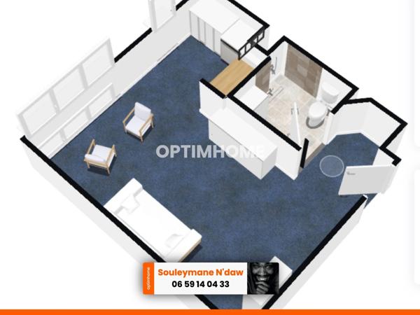 Appartement à vendre 1 pièces CHOLET (49)