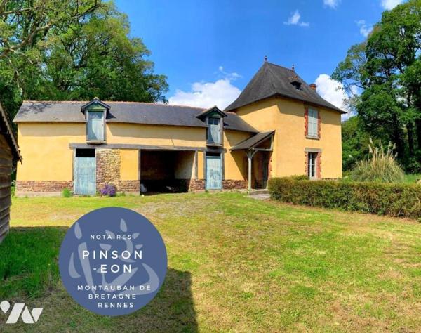 Maison en pierres et terre – Possibilité d'aménagement - Terrain de 7 565 m² avec dépendances