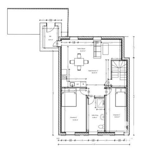 Appartement à vendre 3 pièces 67 m² Saintes