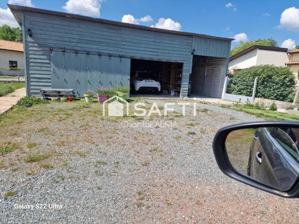 Maison T3 1024M2 terrain au calme