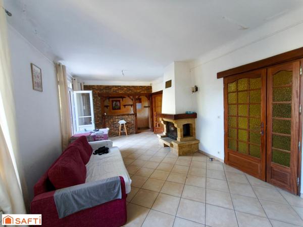 Maison de 130m2, 4 chambres et 2 pieces d'eaux
