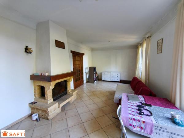 Maison de 130m2, 4 chambres et 2 pieces d'eaux