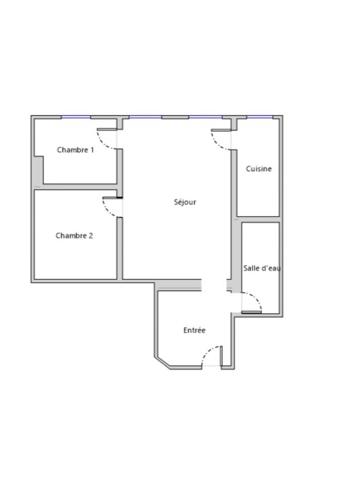 Appartement à vendre 2 pièces 44 m² Paris 18