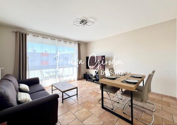 Appartement T3 avec balcon, garage et cave