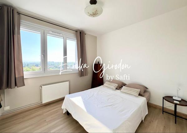 Appartement T3 avec balcon, garage et cave