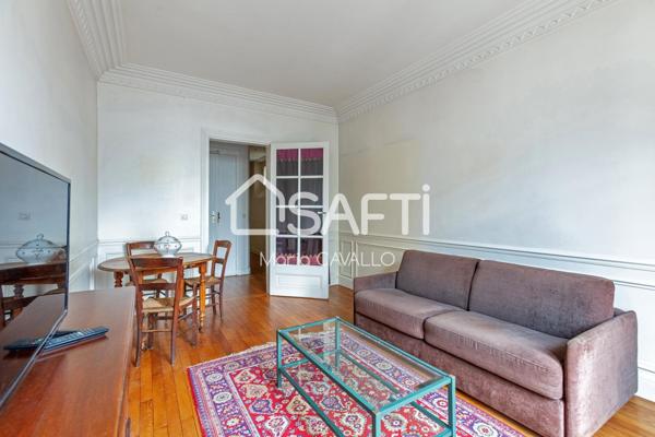 2 PIECES AVEC CHARME DE L'ANCIEN EN ETAGE ELEVE