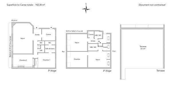 Appartement Paris 4e - RUE JACQUES COEUR