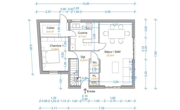 Charmante maison familiale T5 de 103m² Confort, lumière et modernité