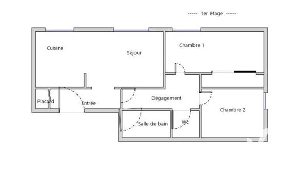 Appartement à vendre 3 pièces 61 m² Deuil-la-Barre