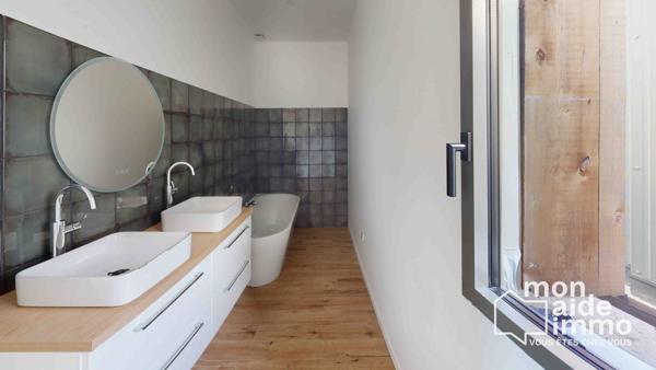 Maison entièrement rénovée de 137m² sur une parcelle de 500m² face à la nature