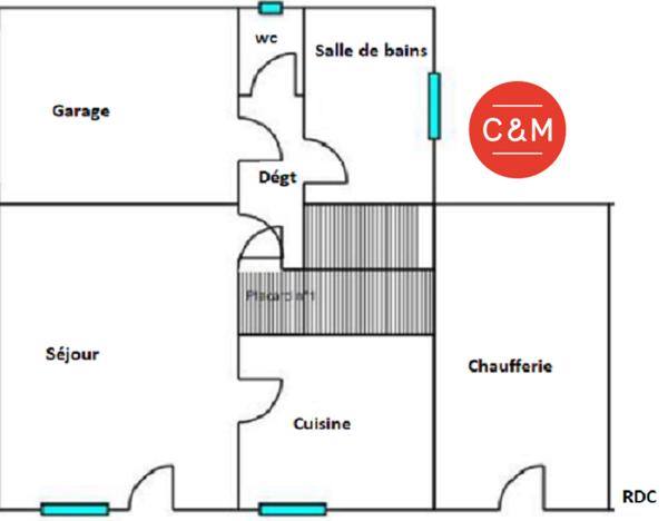 44340 BOUGUENAIS BOUGUENAIS LES COUETS - Maison 4 pièces de 85 m²