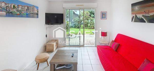 Appartement T3: accès direct au garage, terrasse, jardin