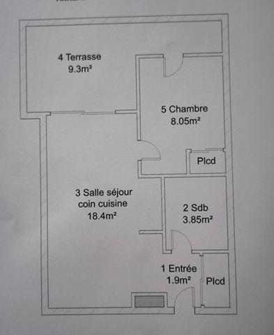 PORT FREJUS T2 TERRASSE CAVE