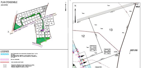 Terrain Brem Sur Mer 801 m2