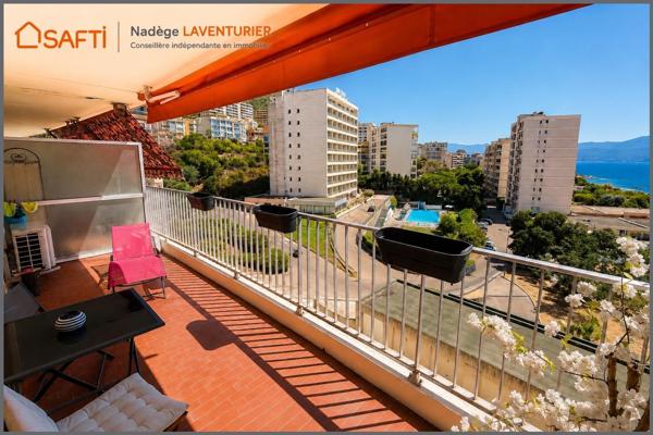 Studio 38 m2 vue mer à Ajaccio (Sanguinaires)