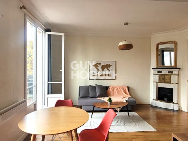Grand 2 pièces 47.65 m2- PARIS 20 métro Pyrénées