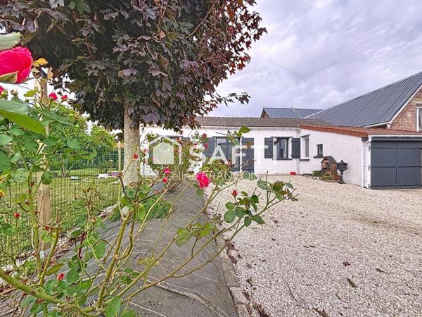 Plain-pied 87 m², village agréable et paisible
