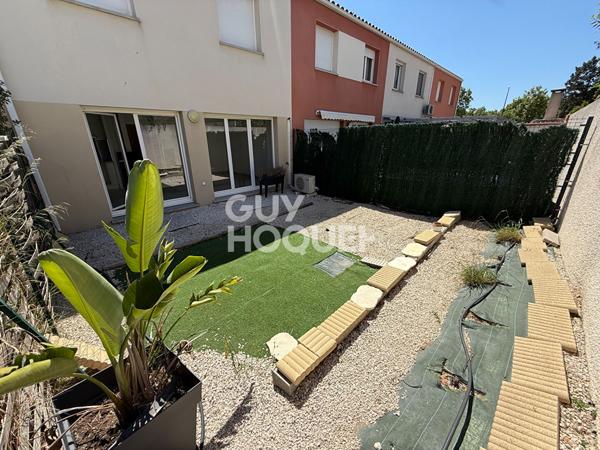Charmante maison F4  avec jardin, garage, parking. EXCLUSIVITE à vendre à Perpignan (66000) Quartier St-Louis de Gonzague.