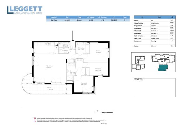 Appartement à vendre à Garches (92380) - Hauts-de-Seine