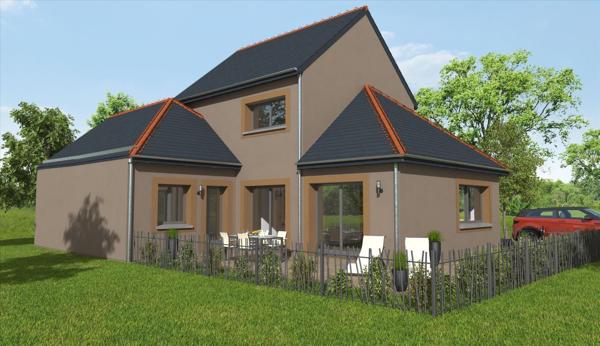 Terrain + Maison à vendre 4 pièces - 107 m²